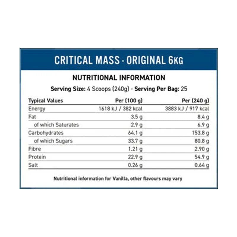 Applied nutrition critical mass 6kg Dubai 🇦🇪